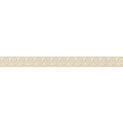 Afbeelding van KLASSIEKE BEHANGRAND Zelfklevend geel beige wit A.S. Création Only Borders 11