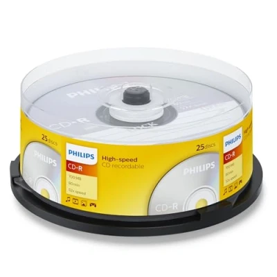 Afbeelding van Philips CD R blanks (700 MB data/80 minuten, 52x High Speed opname, 25 spindel)