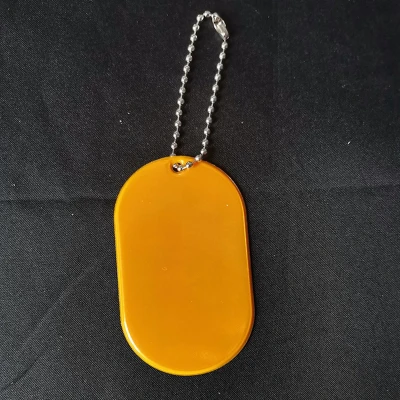 Afbeelding van Reflecterende sleutelhanger 1 stuks Tag Goud