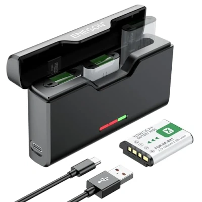 Afbeelding van ENEGON Batterij NP BX1 voor Sony en ZV 1, Cyber Shot DSC RX100, RX100 II/III/M4/M5/M6/M7/IV /V /VI /VA, RX100M II, HDR CX405