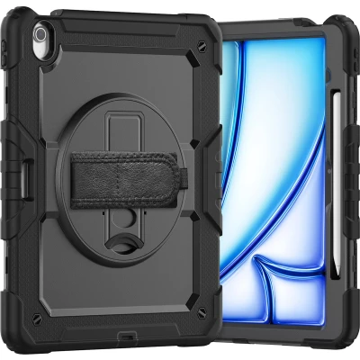 Afbeelding van Xccess Survivor All round Case Apple iPad Air 13 (2024) Black (Screenless)