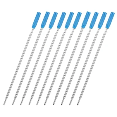 Afbeelding van MengRan 4,5&quot; Balpen Inkt Pen Vullingen voor Twist Pennen, 1mm Medium Tip, (10 Stks Blauwe Ink)