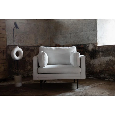 Afbeelding van Svea Kora fauteuil licht beige Stof