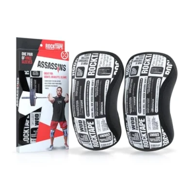 Afbeelding van RockTape Assassins Kniebeschermers, uniseks, volwassenen, manifesto, XL