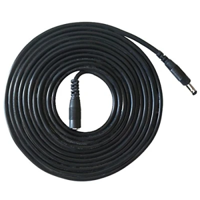 Afbeelding van Liwinting DC Verlengkabel 3,5 mm x 1,35 Man naar Vrouwelijke Aansluitkabel Connector Kabel Verdeler Holle Stekker Aansluiting Voor Energie adapter Draadloze IP Camera 2m Zwart