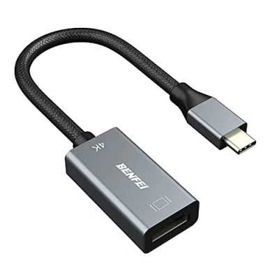 Afbeelding van USB C naar HDMI Adapter 4K @ 60Hz, BENFEI Thunderbolt 3 voor MacBook Pro 2019/2018/2017, Air/iPad 2018, Samsung Galaxy S10 / S9 [Aluminium legering shell &amp; nylon kabel]