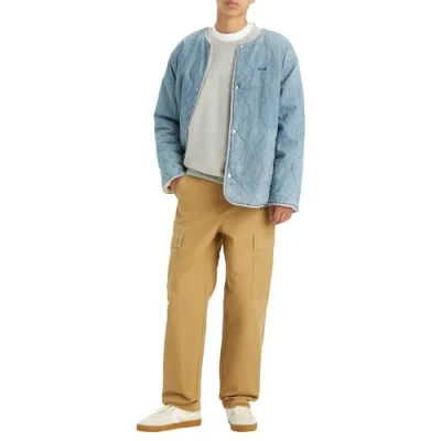 Afbeelding van Levi&#039;s Straight Cargobroek, Heren, Maat: 36x32, British khaki x canvas