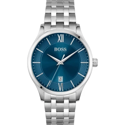Afbeelding van HUGO BOSS heren Elite horloge HB1513895 in de kleur Zilver