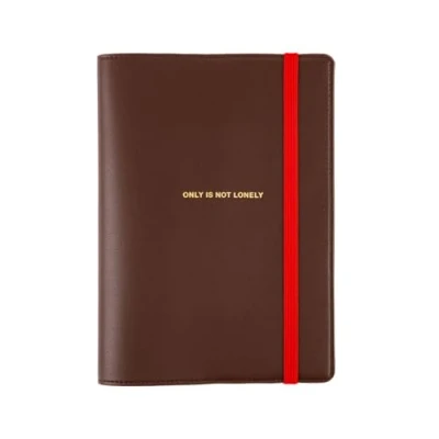 Afbeelding van Hobonichi Techo Neef Cover [Alleen A5 hoes] Alleen is niet eenzaam (chocolade)