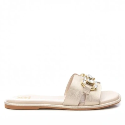 Afbeelding van XTI 143679 damessandalen, goud, maat 40, goudkleurig, 40 EU