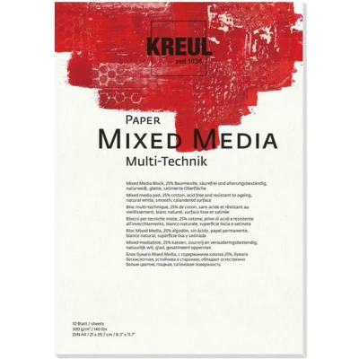 Afbeelding van KREUL Paper Mixed Media A3 10 sheets 300gr