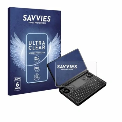 Afbeelding van Savvies Screenprotector voor GPD Win Mini (2025) Folie Beschermfolie transparant (6 Stuks)