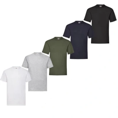 Afbeelding van 5 stuks Fruit of the Loom T shirt diverse kleuren L