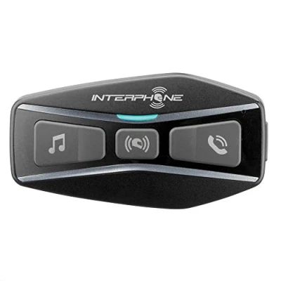 Afbeelding van INTERPHONE UCOM4 Enkel Bluetooth 5.0 helmintercom voor motorfietsen, gebruik 4 rijdersgroep, afstand 1 km, autonomie tot 15 uur, mp3, gps, waterdicht IP67, alle helmen