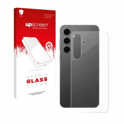 Afbeelding van upscreen Screenprotector voor Samsung Galaxy S24 FE (Achterkant) Folie Beschermfolie Beschermglas transparant