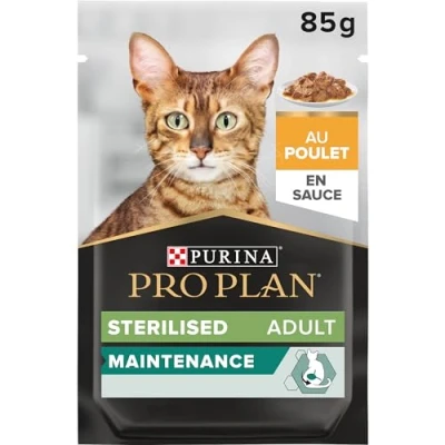 Afbeelding van Pro Plan kat Nutri Savour 24 stuks multipack (24x85g) kattenvoer, Gesteriliseerde kip