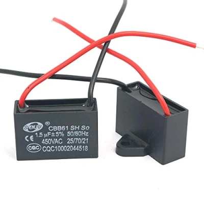 Afbeelding van DollaTek 2 stuks CBB61 1,5 uF 450 V AC 50/60 Hz airconditioning ventilator motor loopcondensator