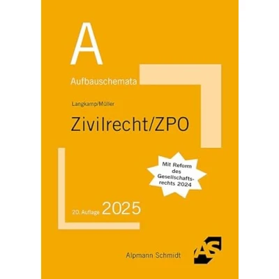 Afbeelding van Aufbauschemata Zivilrecht / ZPO