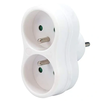 Afbeelding van Waytex Stekkerdoos monoblok 2 stopcontacten Schuko 16A 52126