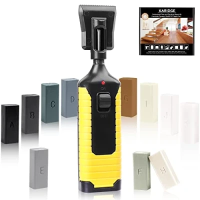 Afbeelding van Vinyl Vloer Reparatie Kit, Tegel Harde Was Laminaat Kit Grijs Voor Pvc Vloeren, Vloeren Linoleum Keuken Werkblad Plastic Hout en Parket Plamuur Meubels Repareren