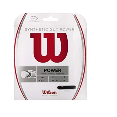 Afbeelding van Snaar Wilson Synthetic Gut Power 16 Black 1.30mm/12m