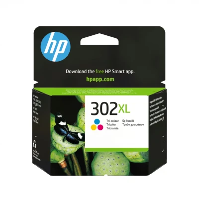 Afbeelding van HP 302XL (F6U67AE) Inktcartridge 3 kleuren Hoge capaciteit