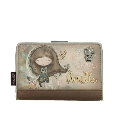 Afbeelding van Anekke portemonnee Real RFID Wallet Multicolor veelkleurig