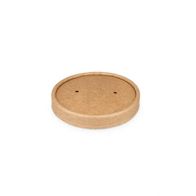 Afbeelding van Deksel Kraft Soepbeker 90mm (500 Stuks)