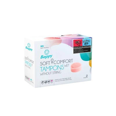 Afbeelding van Beppy Soft+ comfort tampons wet 2 stuks