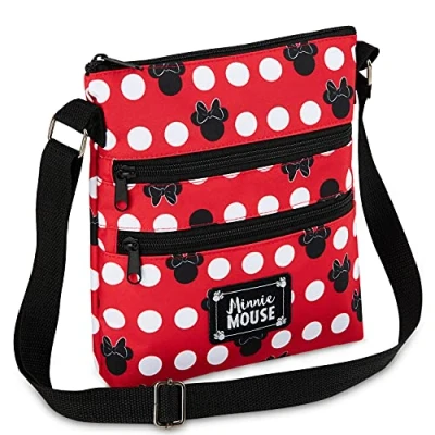 Afbeelding van Disney schoudertas voor dames en tieners, Mickey Mouse Minnie tas, kleine dames, Rood, Eén maat