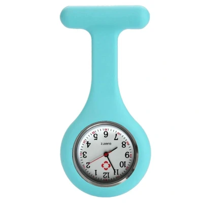 Afbeelding van Fako® Verpleegstershorloge Zusterhorloge Verpleegster Horloge Siliconen RVS Uni Aqua
