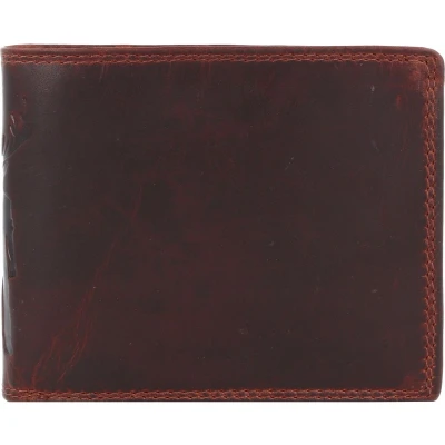 Afbeelding van Jack Kinsky Monterey Portemonnee RFID bescherming Leer 12.5 cm Jongens Horizontaal cognac
