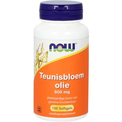 Afbeelding van NOW Teunisbloemolie 500mg Softgels