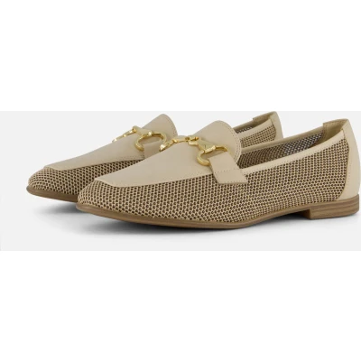 Afbeelding van Tamaris Instappers, Dames, Maat: 39, Ivory Textiel/ synthetisch