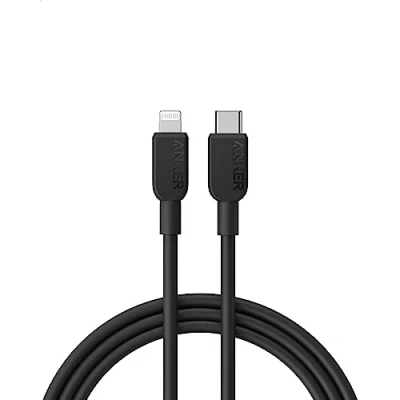 Afbeelding van Anker USB C naar Lightning kabel, 310 MFi gecertificeerd, snellaadkabel iPhone 14 Plus Pro Max 13 12 11 X XS XR (180 cm)