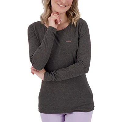 Afbeelding van Alife &amp; Kickin Damen SinaAK A Longsleeve Moonless Melange XS