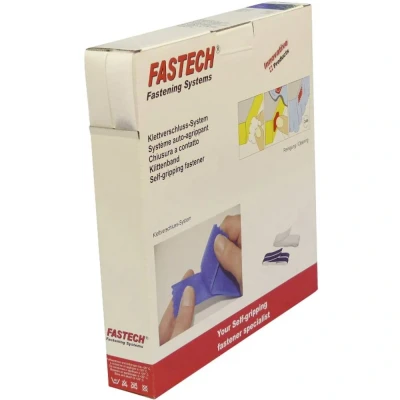 Afbeelding van FASTECH® B20 STD HL000025 Klittenband Om op te naaien Haak en lusdeel (l x b) 25 m 20 mm Wit