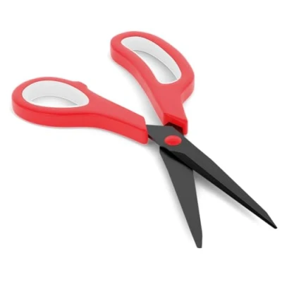 Afbeelding van Kintex Taping Schaar Basic, anti aanbaklaag voor Kinesiologie Tape, zwart/rood