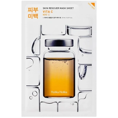 Afbeelding van Holika Skin Rescue Mask Sheet Lightening Canvas With Vitamin C