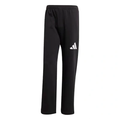 Afbeelding van adidas Heren ESSENTIALS WIDE LEG THREE BAR PANT, black/white, XXL