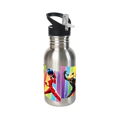 Afbeelding van infinite by GEDA LABELS (INFKH) Drinkfles Miraculous kleurrijk 500 ml roestvrij staal