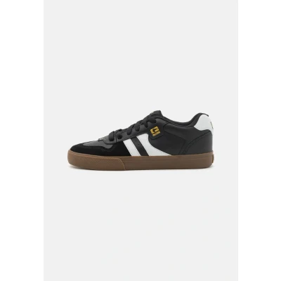 Afbeelding van Globe Encore 2 Skateschoenen, Heren, Maat: 40, Black/white/tobacco Leer/ synthetisch