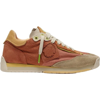 Afbeelding van Satorisan Ensō Gaia Casual Sneakers Unisex Vintage Leer en textiel Kleur Forgotten Rose Maat 36