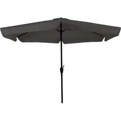 Afbeelding van Lesli parasol Gemini Grijs 3 meter rond