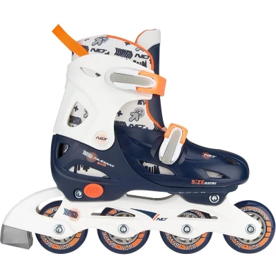 Afbeelding van Nijdam junior inlineskates verstelbaar maat 27 30 blauw