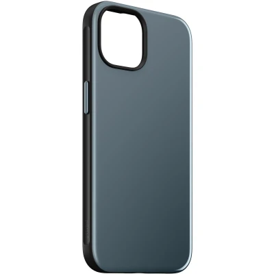 Afbeelding van Nomad Sport Case geschikt voor iPhone 14 met high gloss gekleurde achterzijde MagSafe &amp; draadloos laden Marine Blue
