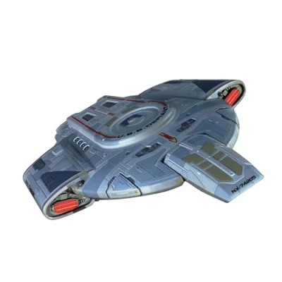 Afbeelding van Round2 Pol952/12 1/1000 Star Trek Uss Defiant plastic modelbouwset, modelspoorwegaccessoires, hobby, modelbouw, meerkleurig