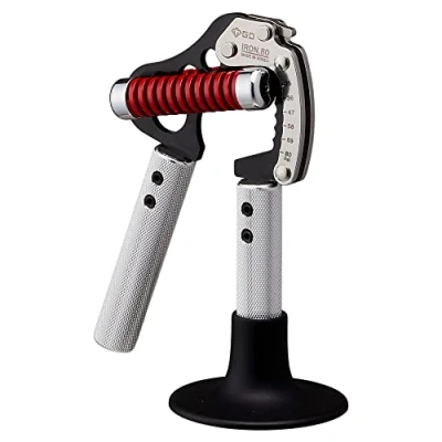 Afbeelding van GD Grip Iron 8 Handtrainingsapparaat, instelbare weerstand, 25 tot 80 kg, handtrainer, grijpkracht onderarmtrainer