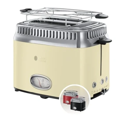 Afbeelding van Russell Hobbs 21682 56 Retro Vintage Cream Broodrooster Crème