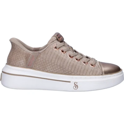 Afbeelding van SKECHERS 186037 TPE Instapper taupe maat 37
